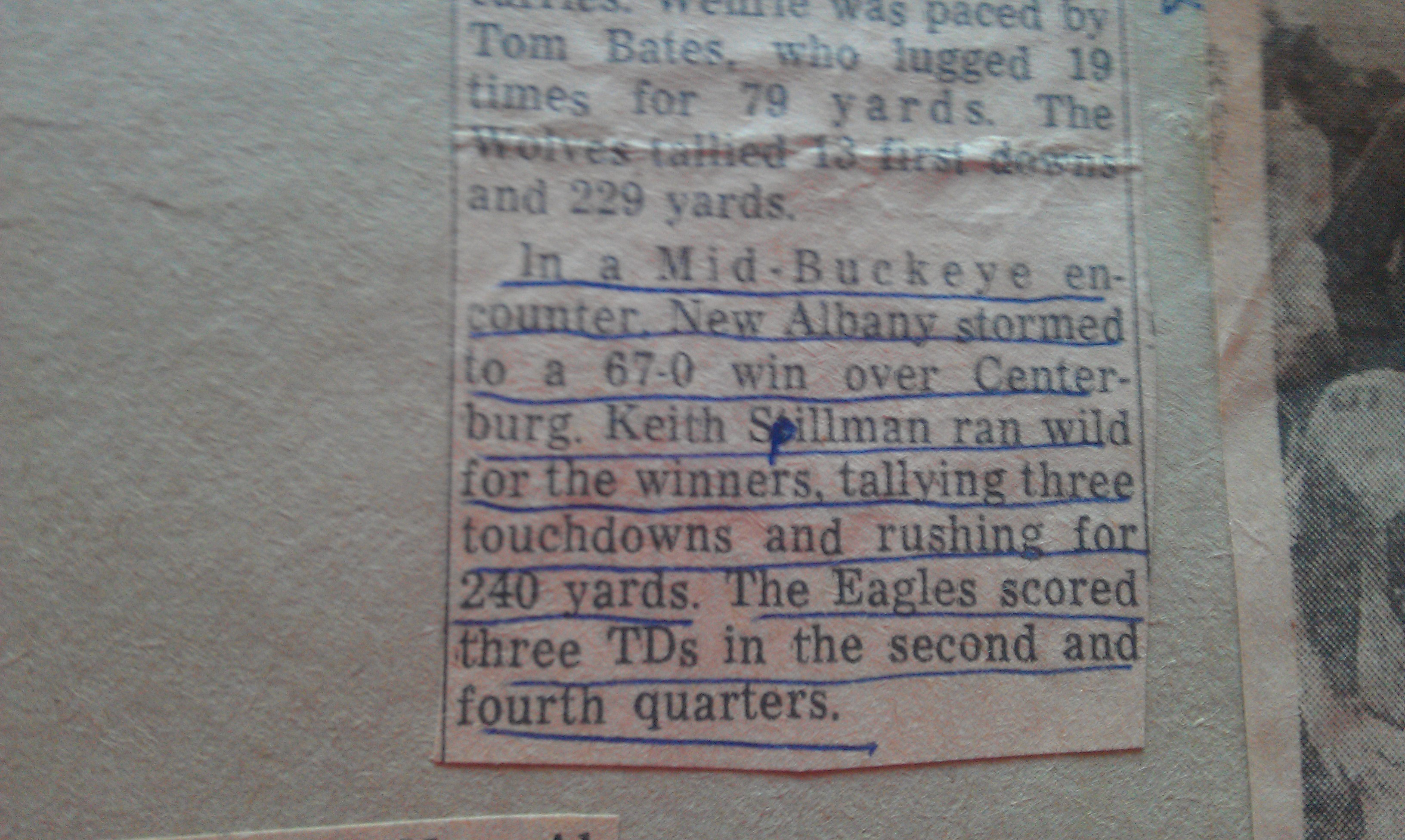 Centerburg 67-0 second clipping