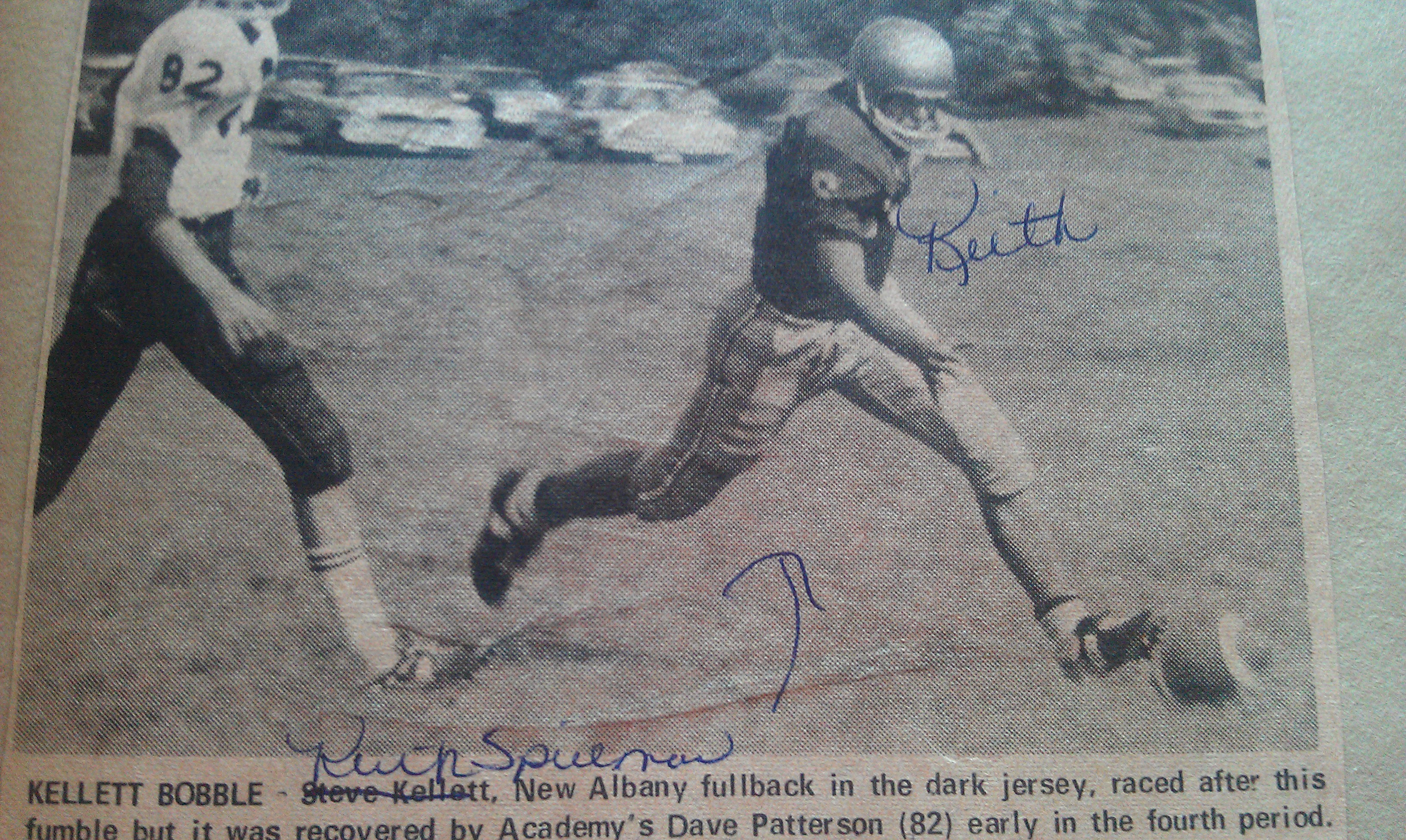 Keith Spillman autographed photo