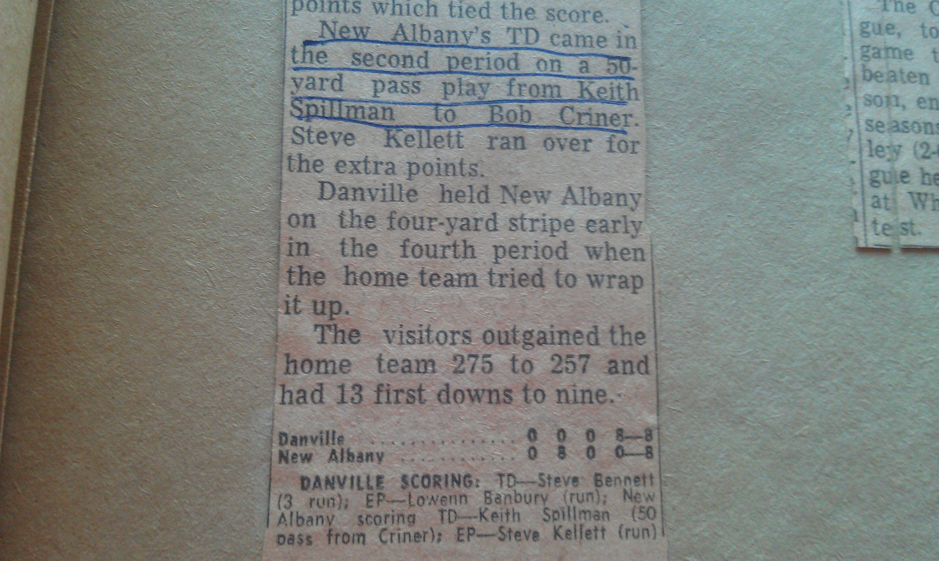 Danville tie 8-8